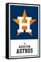MLB Houston Astros - Logo 22-Trends International-Framed Stretched Canvas