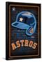MLB Houston Astros - Neon Helmet 23-Trends International-Framed Poster