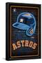 MLB Houston Astros - Neon Helmet 23-Trends International-Framed Poster