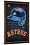 MLB Houston Astros - Neon Helmet 23-Trends International-Mounted Poster