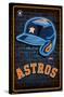 MLB Houston Astros - Neon Helmet 23-Trends International-Stretched Canvas