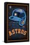 MLB Houston Astros - Neon Helmet 23-Trends International-Framed Stretched Canvas