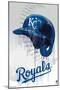 MLB Kansas City Royals - Drip Helmet 22-Trends International-Mounted Poster
