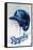 MLB Kansas City Royals - Drip Helmet 22-Trends International-Framed Stretched Canvas