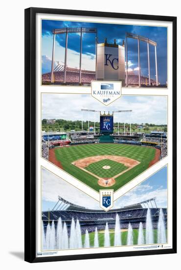 MLB Kansas City Royals - Kauffman Stadium 20-Trends International-Framed Poster