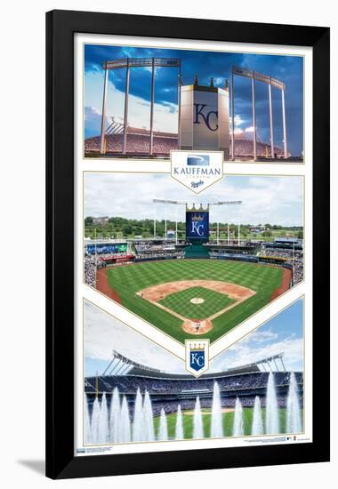 MLB Kansas City Royals - Kauffman Stadium 20-Trends International-Framed Poster