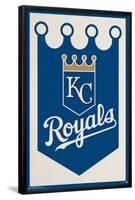 MLB Kansas City Royals - Logo 15-Trends International-Framed Poster