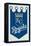 MLB Kansas City Royals - Logo 15-Trends International-Framed Stretched Canvas