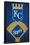 MLB Kansas City Royals - Logo 20-Trends International-Framed Poster