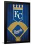 MLB Kansas City Royals - Logo 20-Trends International-Framed Poster