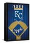 MLB Kansas City Royals - Logo 20-Trends International-Framed Stretched Canvas