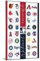 MLB League - Logos 23-Trends International-Mounted Poster