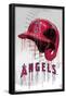 MLB Los Angeles Angels - Drip Helmet 22-Trends International-Framed Poster