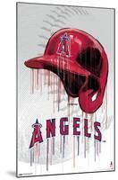 MLB Los Angeles Angels - Drip Helmet 22-Trends International-Mounted Poster