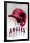 MLB Los Angeles Angels - Drip Helmet 22-Trends International-Framed Poster