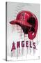 MLB Los Angeles Angels - Drip Helmet 22-Trends International-Stretched Canvas