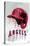 MLB Los Angeles Angels - Drip Helmet 22-Trends International-Stretched Canvas