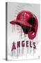MLB Los Angeles Angels - Drip Helmet 22-Trends International-Stretched Canvas
