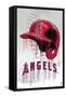 MLB Los Angeles Angels - Drip Helmet 22-Trends International-Framed Stretched Canvas