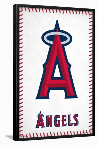 MLB Los Angeles Angels - Logo 17-Trends International-Framed Poster