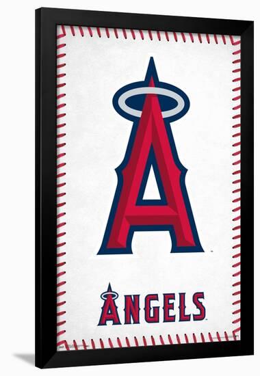 MLB Los Angeles Angels - Logo 17-Trends International-Framed Poster