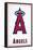 MLB Los Angeles Angels - Logo 17-Trends International-Framed Stretched Canvas