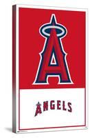 MLB Los Angeles Angels - Logo 22-Trends International-Stretched Canvas