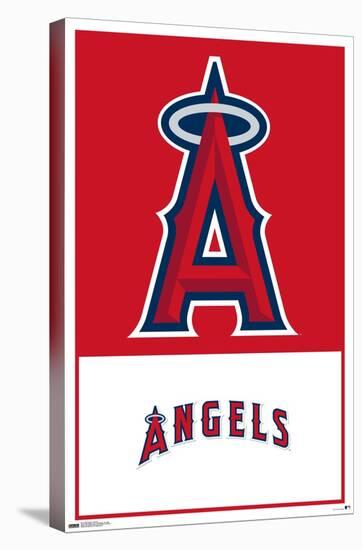MLB Los Angeles Angels - Logo 22-Trends International-Stretched Canvas