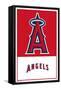 MLB Los Angeles Angels - Logo 22-Trends International-Framed Stretched Canvas