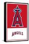 MLB Los Angeles Angels - Logo 22-Trends International-Framed Stretched Canvas