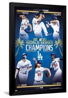 MLB Los Angeles Dodgers - 2020 World Series Champions-null-Framed Poster