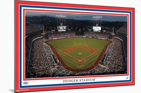 MLB Los Angeles Dodgers - Dodger Stadium 22-Trends International-Mounted Poster