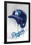 MLB Los Angeles Dodgers - Drip Helmet 20-Trends International-Framed Poster