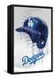 MLB Los Angeles Dodgers - Drip Helmet 20-Trends International-Framed Stretched Canvas