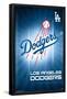 MLB Los Angeles Dodgers - Logo 16-Trends International-Framed Poster