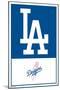 MLB Los Angeles Dodgers - Logo 22-Trends International-Mounted Poster