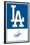 MLB Los Angeles Dodgers - Logo 22-Trends International-Framed Poster