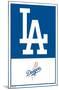 MLB Los Angeles Dodgers - Logo 22-Trends International-Mounted Poster