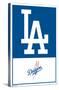 MLB Los Angeles Dodgers - Logo 22-Trends International-Stretched Canvas