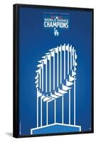 MLB Los Angeles Dodgers - Minimalist Champions 2020-Trends International-Framed Poster