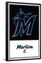 MLB Miami Marlins - Logo 22-Trends International-Framed Poster