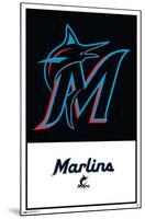 MLB Miami Marlins - Logo 22-Trends International-Mounted Poster