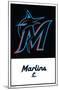 MLB Miami Marlins - Logo 22-Trends International-Mounted Poster