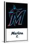 MLB Miami Marlins - Logo 22-Trends International-Stretched Canvas