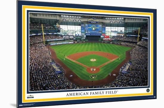 MLB Milwaukee Brewers - American Family Field 22-Trends International-Mounted Poster