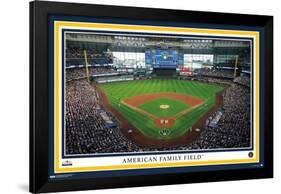 MLB Milwaukee Brewers - American Family Field 22-Trends International-Framed Poster