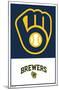 MLB Milwaukee Brewers - Logo 22-Trends International-Mounted Poster