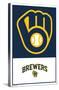 MLB Milwaukee Brewers - Logo 22-Trends International-Stretched Canvas