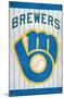 MLB Milwaukee Brewers - Retro Logo-Trends International-Mounted Poster