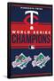 MLB Minnesota Twins - Champions 23-Trends International-Framed Poster